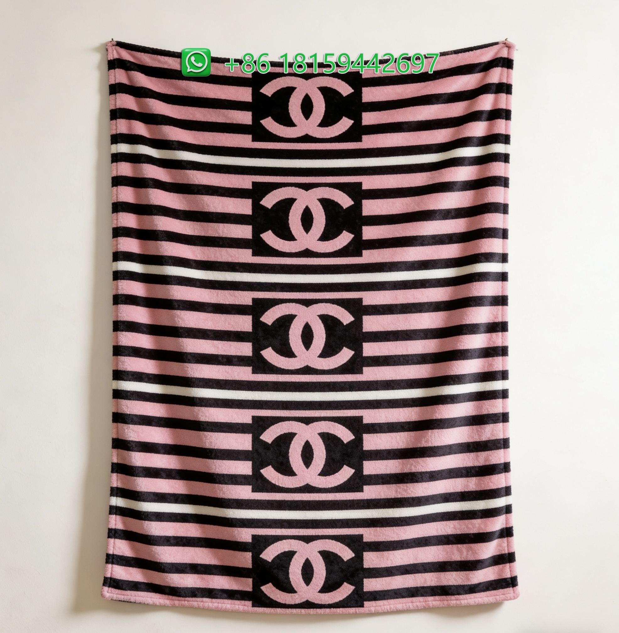 Chanel Throw Blankets